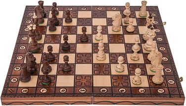 Дитячі шахи JUNIOR LUX 41x41 см – дерев'яні фігури та дошка