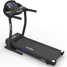 Бігова доріжка Care Fitness CT-705, електрична, складна, моторизований нахил 15 рівнів, 18 програм, сумісність з Kinomap