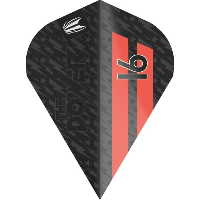 Дротики Target Darts Phil Taylor Power 9-Five Gen 7, 95% вольфраму, сталевий наконечник, Swiss Point, 26 г, гравецька серія