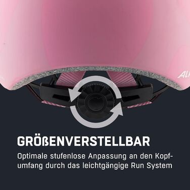 Дитячий велошолом ALPINA Hackney Minnie Mouse (51-56 см) - Легкий, міцний, з регулюванням вентиляції та світлодіодом