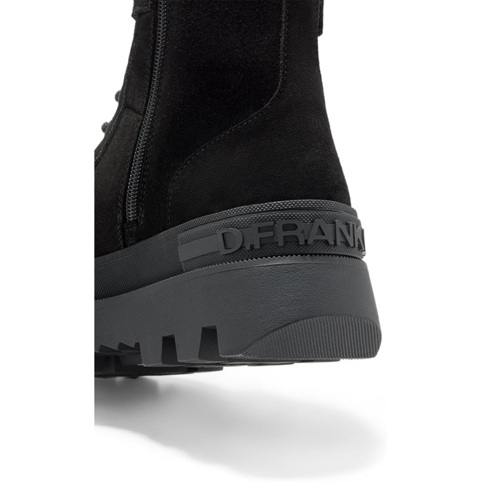 Зимові черевики D.Franklin для жінок - модель all track - Комфортні та універсальні, повсякденний стиль (38 EU, Чорний 85)