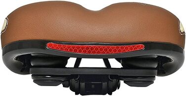 Велосипедне сідло Büchel WITTKOP Big City - зручне сідло для міського велосипеда з відбивачем та великою м'якою посадкою. Підходить для чоловіків та жінок, з гелевою вставкою для максимального комфорту.