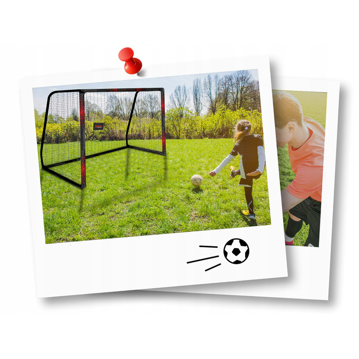 Переносні футбольні ворота 300 x 200 x 120 см