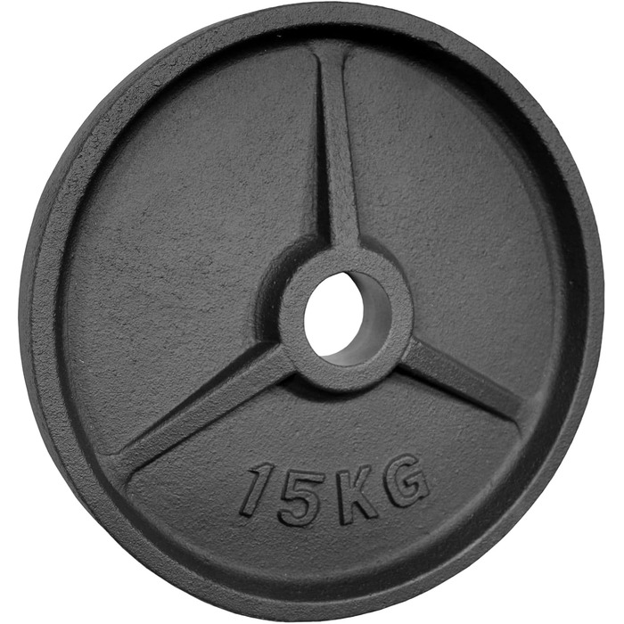 POWER-XTREME Диски для штанги з ручкою, чавунні, 50 мм, студійна якість, вибір ваги 0,5–40 кг
