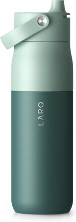 Термобутилка LARQ Swig Top 1 л з широким горлом, ізольована, нержавіюча сталь, BPA-free, для води, спорту та подорожей, евкаліптово-зелена
