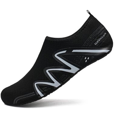 Чоботи для плавання IceUnicorn: зручні аквашузи для жінок та чоловіків, розмір 38/39 EU, колір чорний