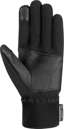 Дитячі рукавички Reusch Softshell чорні/сріблясті, сенсорні (Touchscreen), модель 7702, розмір 4
