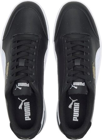Кросівки Puma Shuffle Unisex чорні з білим та золотим кольором, розмір 44.5 EU
