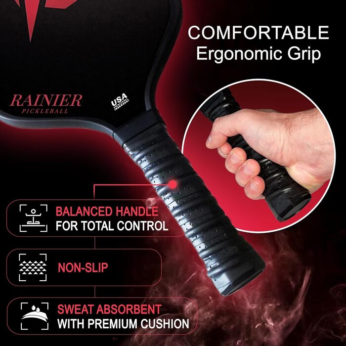 Набір для піклболу 2 шт: ракетки з фібергласу 16 мм, м'ячі, сумка, сертифіковані USAPA