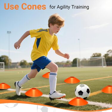 Ворота для футболу Dimples Excel Pop-Up – розкладні для дітей | 1 або 2 шт. в розмірах 120x90 / 152x110 / 213x152 см | 3 кольори на вибір | Опційно з м'ячем, насосом, конусами та мішенню | Для саду та подарунка (2-213x152 помаранчевий+аксесуари)