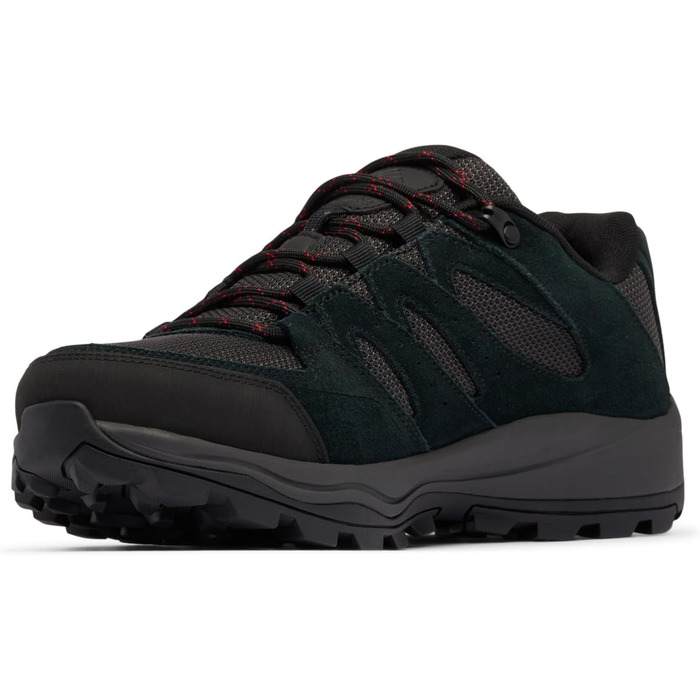 Чоловічі трекінгові черевики Columbia Redmond™ IV Low Waterproof Mid Rise, 49 EU, Black Mountain Red