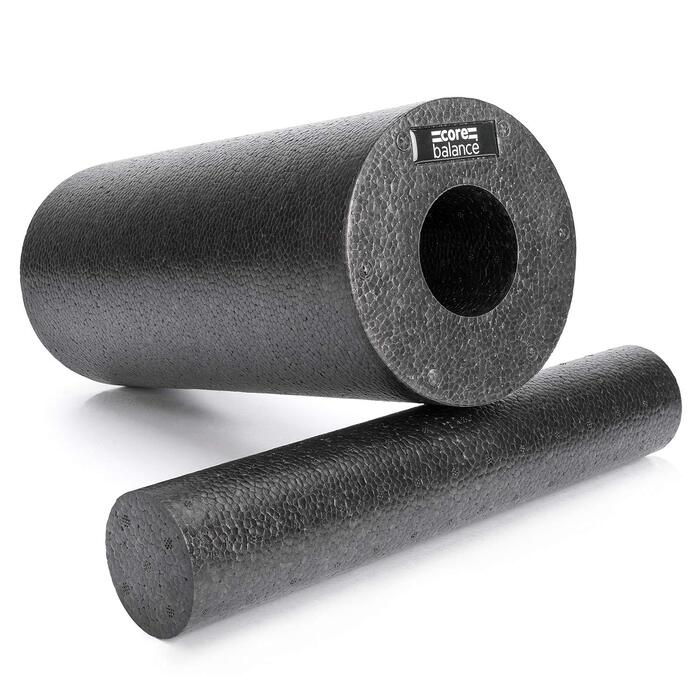 Ролик для м'язів Core Balance 2-в-1 знімний (33x15 см + 33x6 см) - масажер для спини, фітнес, йога