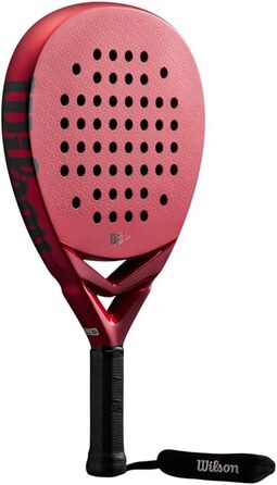 Дитяча падельна ракетка Wilson Bela Junior V2, скловолокно/EVA, червона/чорна, 4'