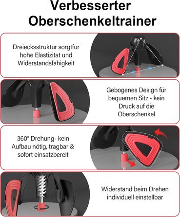Тренування стегон та тазу: тренажер для жінок та чоловіків, чорний | Фітнес обладнання для дому