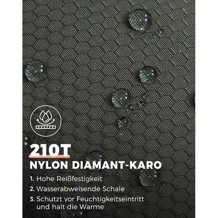 Спальний мішок KingCamp на 2 особи з фланелі, зимовий, для кемпінгу та відпочинку на природі, 3-4 сезони, з 2 подушками, підходить для дітей та дорослих (зелений)