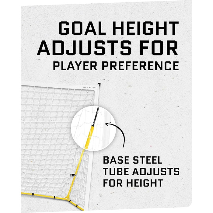Футбольні ворота та сітка SKLZ Quickster 12x6 футів, мобільні