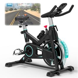 Велотренажер Wenoker з LCD-дисплеєм, магнітний, регульований, до 160 кг