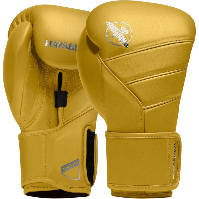 Боксерські рукавички Hayabusa T3 Kanpeki 16oz, жовті, шкіряні