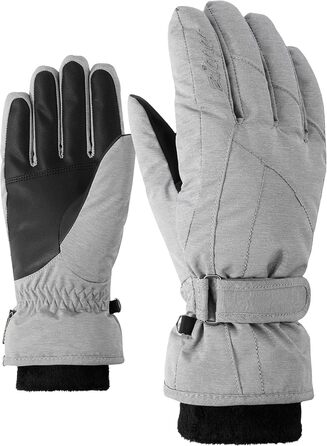 Жіночі лижні рукавички Ziener Karma Gore-Tex, сірі, розмір 6