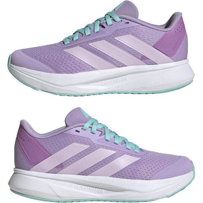 Дитячі кросівки Adidas Duramo SL2 для бігу, 39 1/3 EU, кольори Powder Plum, Ice Lavender, Flash Aqua