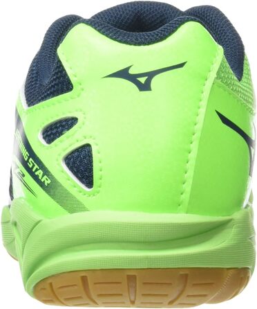 Дитячі спортивні кросівки Mizuno Lightning Star Z2 для залу, розмір 42 2/3 (34 EU), блакитний, білий, зелений
