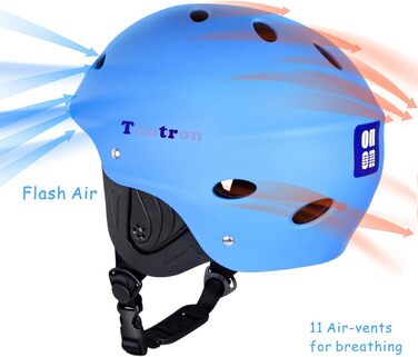 Шолом для вейкбордингу, каякінгу, кайтсерфінгу Tontron Matte Blau M