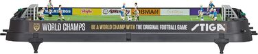 Настільний футбол STIGA World Champs, ретро, для 2 гравців, чорний/зелений