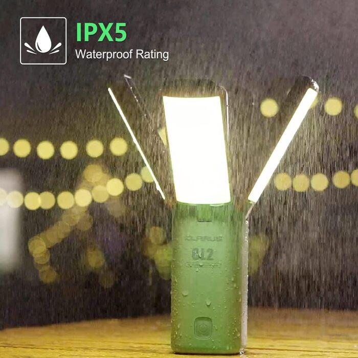 Ліхтар кемпінговий Klarus, 10000 mAh, 750 Lumen, 8 режимів, IPX5, зелений