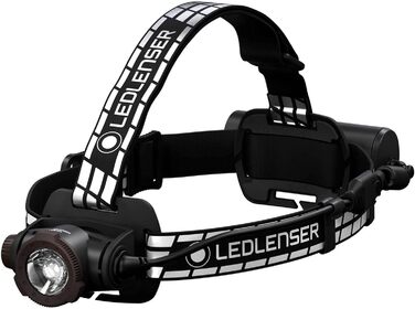 Ліхтар налобний LED Ledlenser H7R Signature, 1000 люмен, акумуляторний, водонепроникний IP67, регульований, з постійним світлом, дальність 250м, USB-кабель