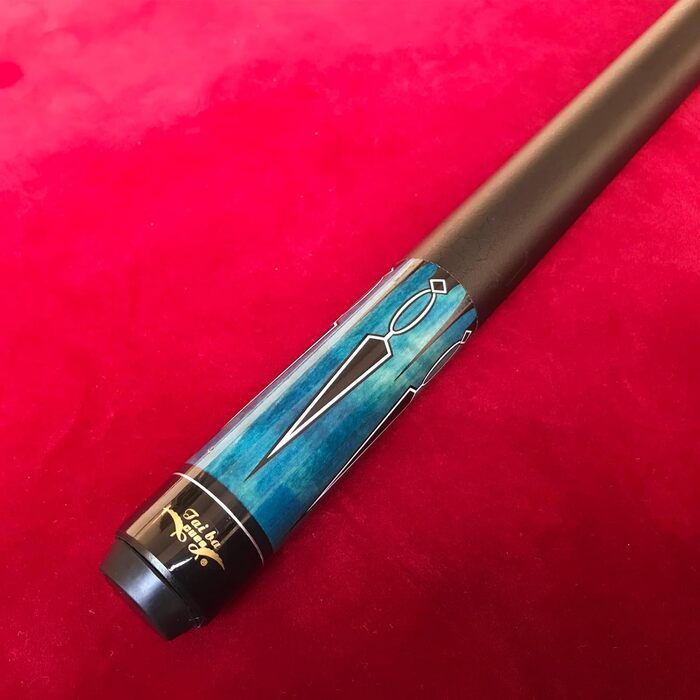 Кю Тай Ба: Професійний більярдний кий з наконечником 13 мм, 58'', канадський клен, 19,20,21 Oz (на вибір) - синій, червоний, зелений + чохол