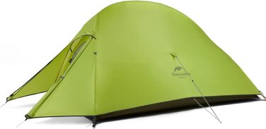 Намет Naturehike Cloud Up 2 - Ultraleicht, 2 особи, 3-4 сезон, водонепроникний, для кемпінгу та трекінгу (світло-зелений)