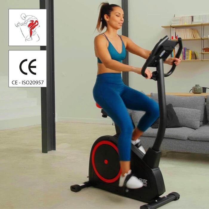 Велотренажер Care Fitness CV-385-24 з 16 рівнями магнітного опору та сумісністю з Kinomap