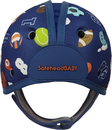 Дитячий захисний шолом SafeheadBABY для малюків — легкий, дихаючий, регульований, для безпеки під час повзання і ходьби