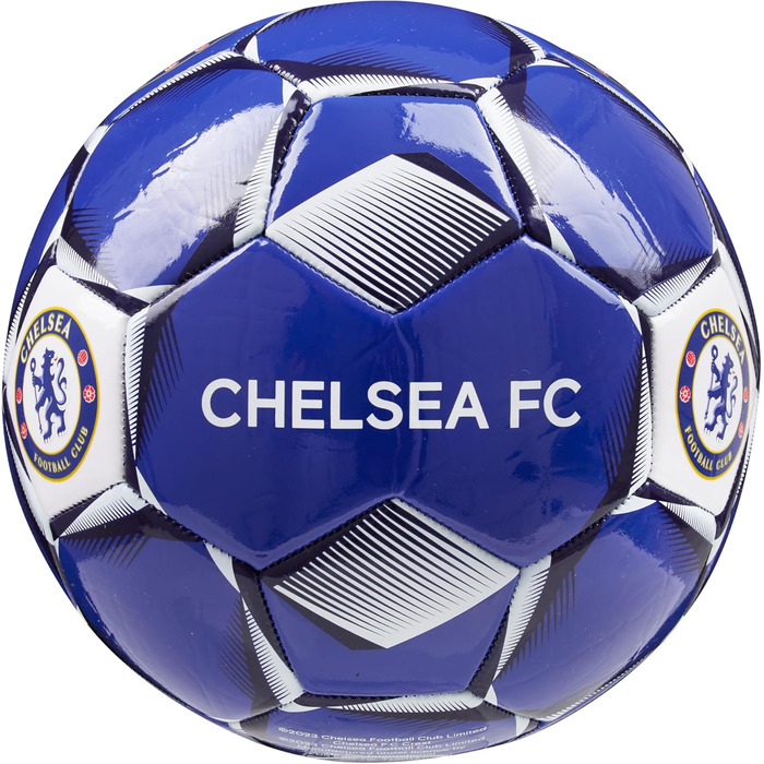 Футбольний м'яч Chelsea FC, офіційний, розмір 5, синій – подарунок для фанатів