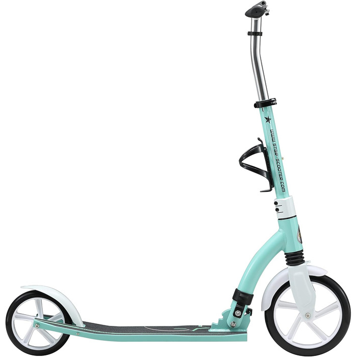 Самокат дитячий та дорослий STAR SCOOTER алюмінієвий, колеса 230мм, м'ятний колір
