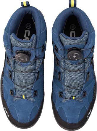 Дитячі трекінгові черевики CMP Kiruna MID FITGO WP Blue Ink-Yellow 40 EU