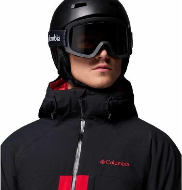 Куртка гірськолижна чоловіча Columbia Powder Prime XL бордово-чорна