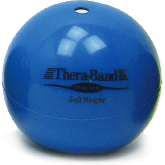 Медичний м'яч TheraBand 2,5 кг для силових вправ, реабілітації, пілатесу, йоги, тренувань вдома, діаметр 11,4 см, синій