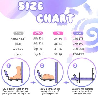 Роликові ковзани TOMSHOO для дівчаток, дитячі ролики з LED-підсвічуванням, регульовані, для початківців, розмір 32-36 EU (200-225 mm), фіолетовий колір