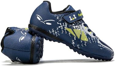 Дитячі футбольні бутси унісекс, легкі, з антиковзаючою підошвою, для тренувань на штучному газоні, розмір 30-39 (EU), блакитні