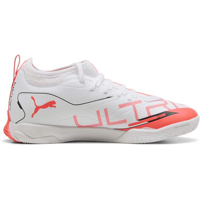 Футбольне взуття PUMA Ultra Match It для чоловіків, 38.5 EU, білий/чорний/червоний (світлодіодне)