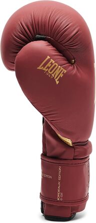 Боксерські рукавички LEONE 1947 Bordeaux Edition, 12 унцій, для дорослих, бордові