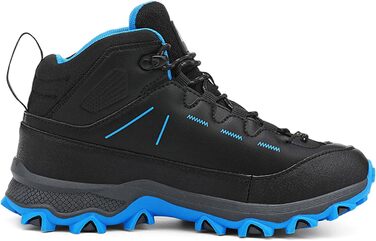 Дитячі трекінгові черевики Kinder: зручні та універсальні для активного відпочинку (EU 30-39, чорно-синій)