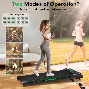 Walking Pad FOUSAE: біговий килимок для дому з нахилом 9% та 12 HIIT-програмами (до 150 кг)