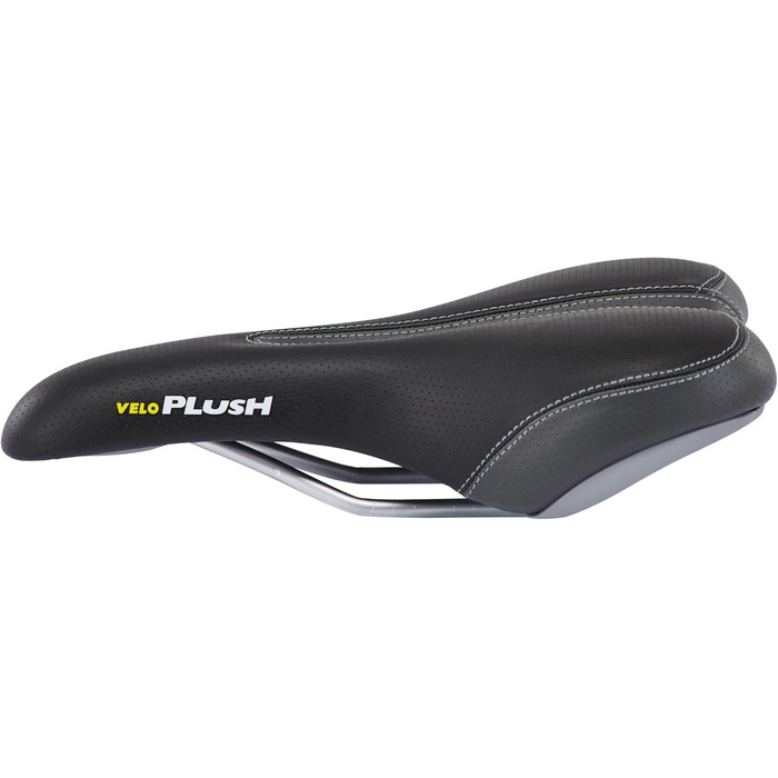 Сідло велосипедне Velo Plush Foam Sportsattel чоловіче чорне для гірського велосипеда 2020
