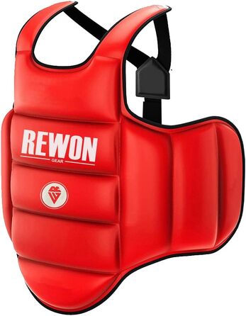 Захист для тіла REWON для боксу, кікбоксингу, MMA, карате, тхеквондо – реверсивний грудний панцир, захисна жилетка для бойових мистецтв