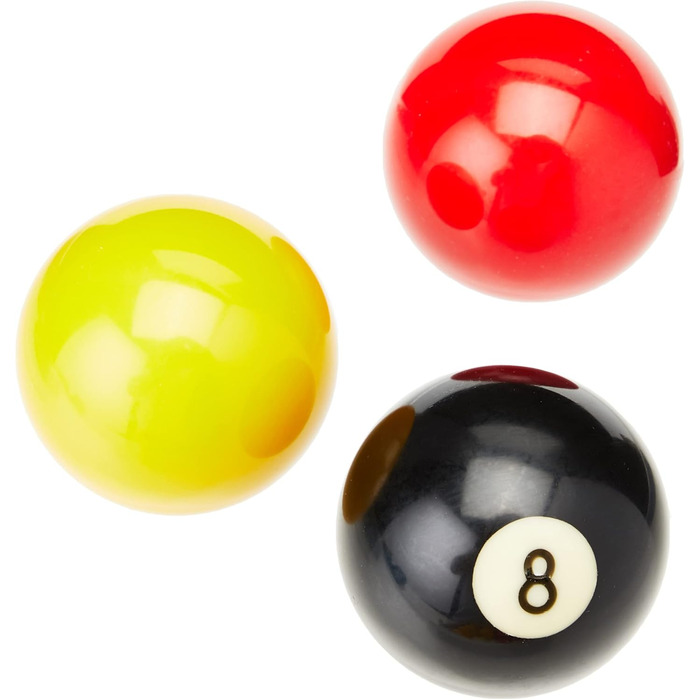 Набір більярдних куль Billiard Pro, 2 дюйми, червоні та жовті, універсальні