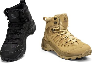 Чоловічі трекінгові черевики, тактичний рюкзак, легкі пустельні черевики (44 EU, пісочно-хакі)