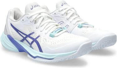 Жіноче кросівки ASICS Sky Elite FF L.e. для легкої атлетики (41.5 EU, білий, синій, фіолетовий)