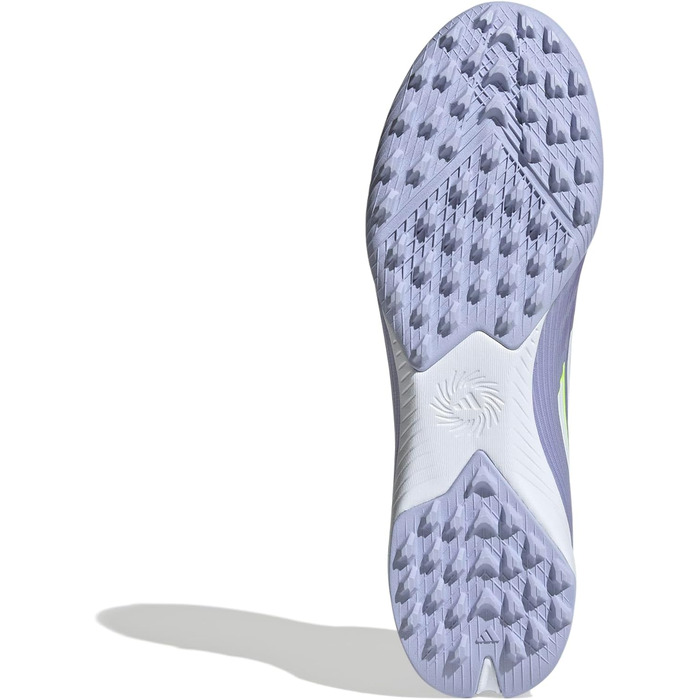 Жіночі футбольні бутси adidas F50 SPARKFUSION League Mid Turf 39 1/3 EU, фіолетовий, лимонний, пурпурний кольори